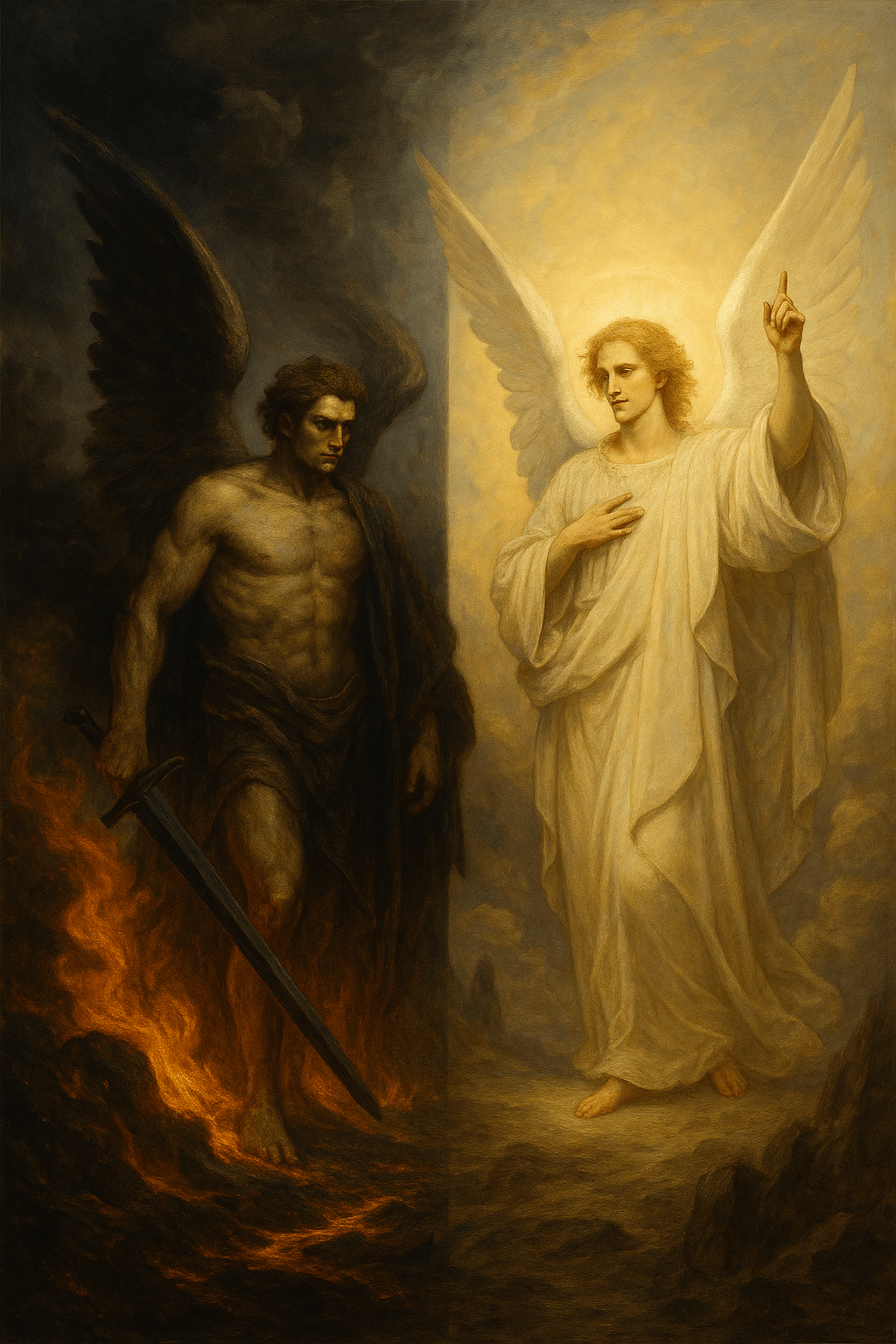 Melkor i Lucyfer: archetyp upadłego anioła w Ainulindalë i Raju utraconym