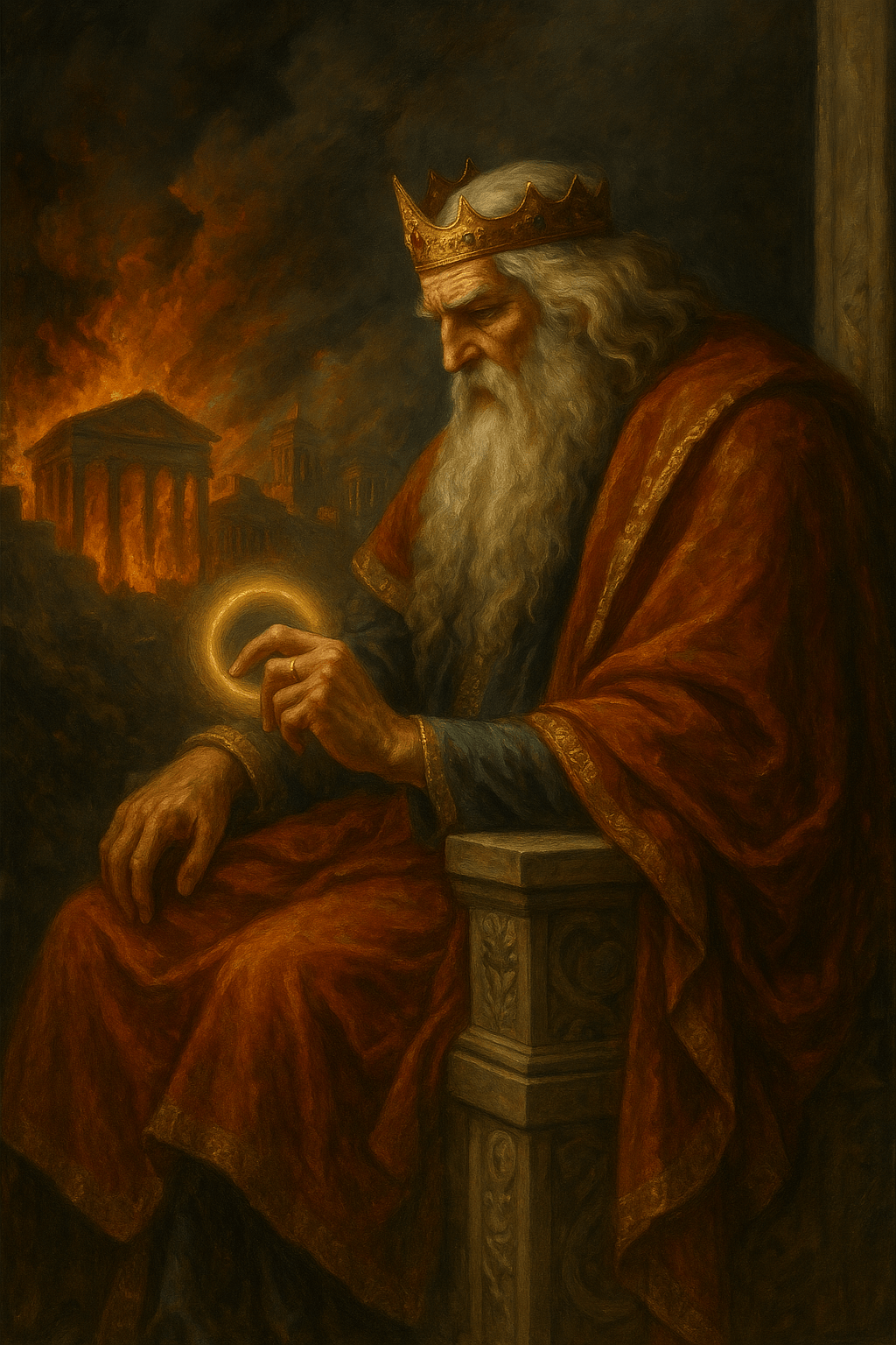 Upadek Ar-Pharazôna i króla Salomona: Tolkien wobec biblijnej i mitologicznej tradycji o pierścieniach i zgubnej pysze