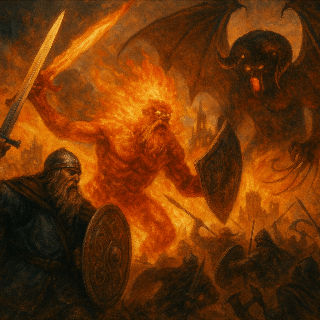 Ragnarök i Wojna Gniewu: nordyckie i apokaliptyczne archetypy w mitologii Tolkiena